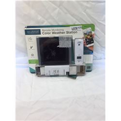 LA CROSSE REMOTE MONITORING WEATHER STATION COLOUR