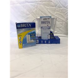 BRITA FILTER 6CUP + BRITA FAUCET FILTER SYSTEM