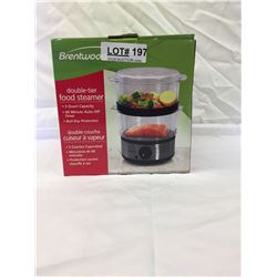 BRENTWOOD DOUBLE TIER FOOD STEAMER