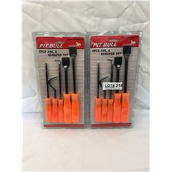 PIT BULL AWL AND SCRAPER SET X2 NEW