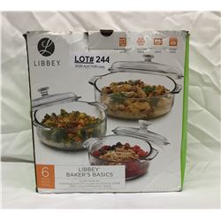 LIBBEY 6PCE BAKERS BASICS