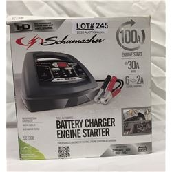 SCHUMAKER AUTOMATIC BATTERY CHARGER 100A START 30A BOOST