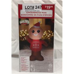 HOLIDAY TIME GENGERBREAD MAN INFLATABLE