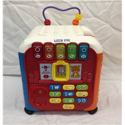 VTECH ALPHABET ACTIVITY CUBE 12"X13"