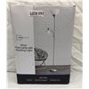 Image 1 : MAINSTAYS SILVER FLOOR LAMP WITH READING LIGHT