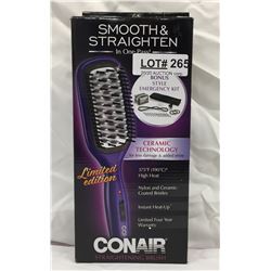 CONAIR STRAIGHTENING BRUSH CERAMIC TECHNOLOGY