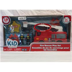 KID CONNECTION FIRE RESCUE PPLAY SET