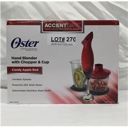 OSTER HAND BLENDER - RED