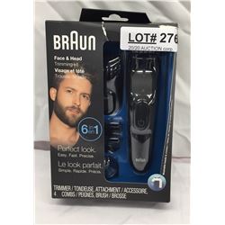 BRAUN FACE AND HEAD TRIMMING KIT