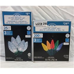 LED INDOOR/OUTDR LIGHTS 53FT MULTICOLOUR + 14FT COOL WHITE
