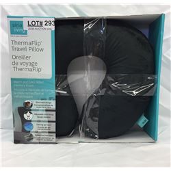AIRIA LIVING THERMAFLIP MEMEORY FOAM TRAVEL PILLOW