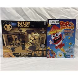 POP ROCKET GAME + BENDY AND THE INK MACHINE SCENE SET