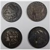 Image 1 : 4 SILVER DOLLARS: