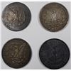 Image 2 : 4 SILVER DOLLARS: