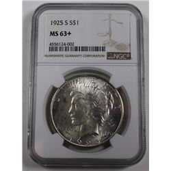 1925-S PEACE DOLLAR