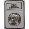 Image 1 : 1923 PEACE SILVER DOLLAR NGC MS 64