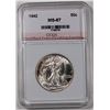 Image 1 : 1942 WALKING LIBERTY HALF DOLLAR CCGS