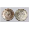 Image 2 : (2) 1996 AMERICAN SILVER EAGLE BU