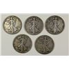 Image 1 : WALKING LIBERTY HALF DOLLAR LOT