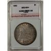 Image 1 : 1882 MORGAN SILVER DOLLAR CCGS