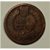Image 2 : 1872 INDIAN CENT