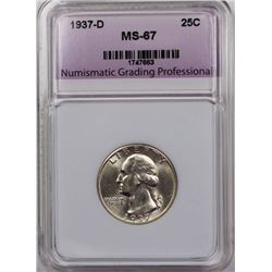 1937-D WASHINGTON QUARTER NGP