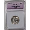 Image 1 : 1943-S WASHINGTON QUARTER NGP