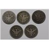 Image 2 : BARBER QUARTERS: 1895 VG, 1895-O, 1895-S AG/G