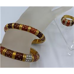 JOAN RIVERS BRACELET AND RING SET