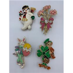 BOB MACKIE LOT OF 4 PINS: