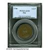 Image 3 : 1766 1/2P Pitt Halfpenny AU53 PCGS. Breen-251. Pi