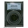 Image 1 : 1787 1/2 C Massachusetts Half Cent AU53 PCGS. Ryd