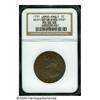Image 3 : 1791 1C Washington Large Eagle Cent MS66 Brown NG