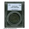 Image 1 : 1791 1C Washington Small Eagle Cent AU55 PCGS. Ba