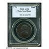Image 1 : 1791 1C Washington Small Eagle Cent AU58 PCGS. Ba