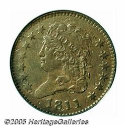 1811 1/2 C XF45 PCGS. B-1, C-1, Low R.4. Manley D