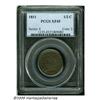 Image 3 : 1811 1/2 C XF45 PCGS. B-1, C-1, Low R.4. Manley D