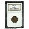 Image 1 : 1851 1/2 C MS65 Brown NGC. C-1, B-1, R-1. The bas