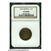 Image 3 : 1836 1/2 C Original PR64 Red and Brown NGC. B-1, 