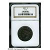 Image 1 : 1827 1C MS64 Brown NGC. N-11, R.1. Incorrectly at