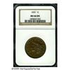 Image 3 : 1835 1C Head of 1836 MS66 Brown NGC. N-14, R.2. A