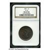 Image 1 : 1851 1C MS67 Brown NGC. N-39, R.3. This is a shar