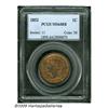 Image 1 : 1852 1C MS64 Red and Brown PCGS. N-14, R.1. The d