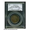 Image 1 : 1853 1C --Struck 5% Off Center--MS64 Brown PCGS. 