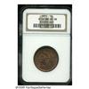 Image 1 : 1853 1C MS65 Red and Brown NGC. N-26, R.2. Attrac