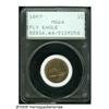 Image 1 : 1857 1C MS64 PCGS. This near Gem Flying Eagle cen