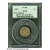 Image 3 : 1857 1C MS65 PCGS. The design elements are surpri