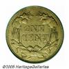 Image 2 : 1856 1C PR58 PCGS. Eagle Eye Photo Seal. Snow-3, 