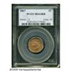 Image 1 : 1867 1C MS63 Red PCGS. Lustrous surfaces are enve