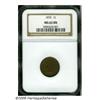 Image 1 : 1872 1C MS62 Brown NGC. Well struck except for th